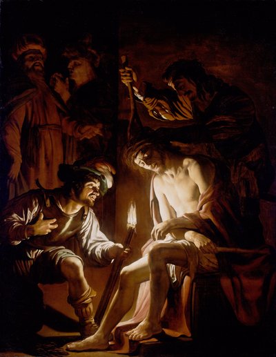Christ Crowned with Thorns by Gerrit van Honthorst